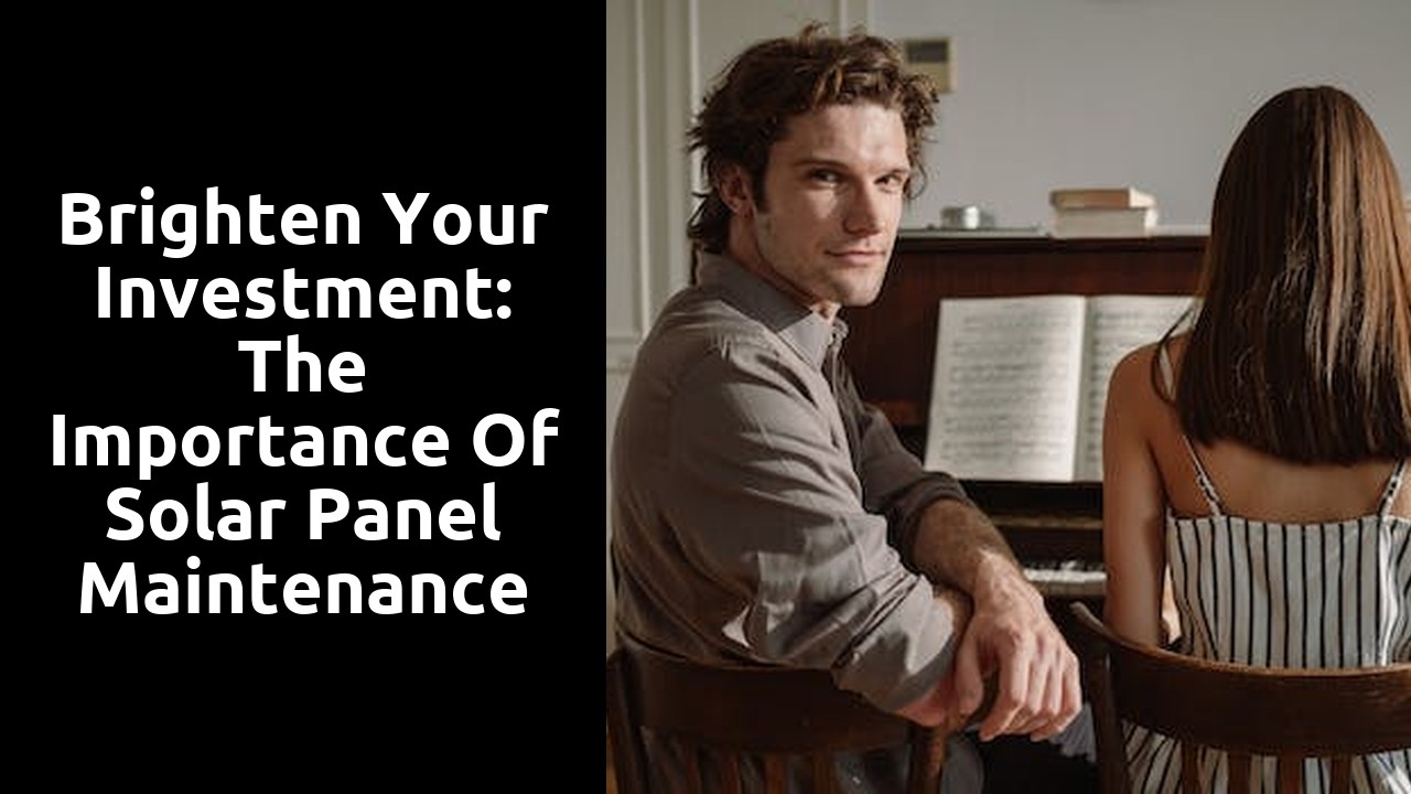Brighten Your Investment: The Importance of Solar Panel Maintenance